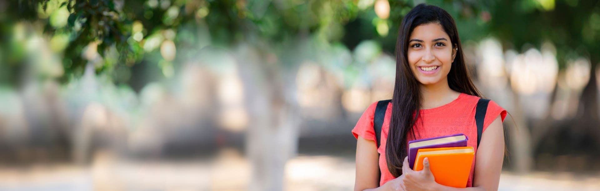 Student with books